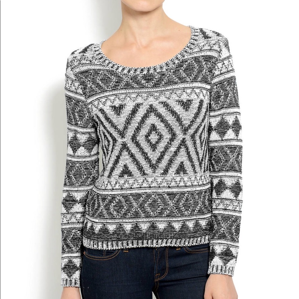 Lucky Brand Jacquard Pullover